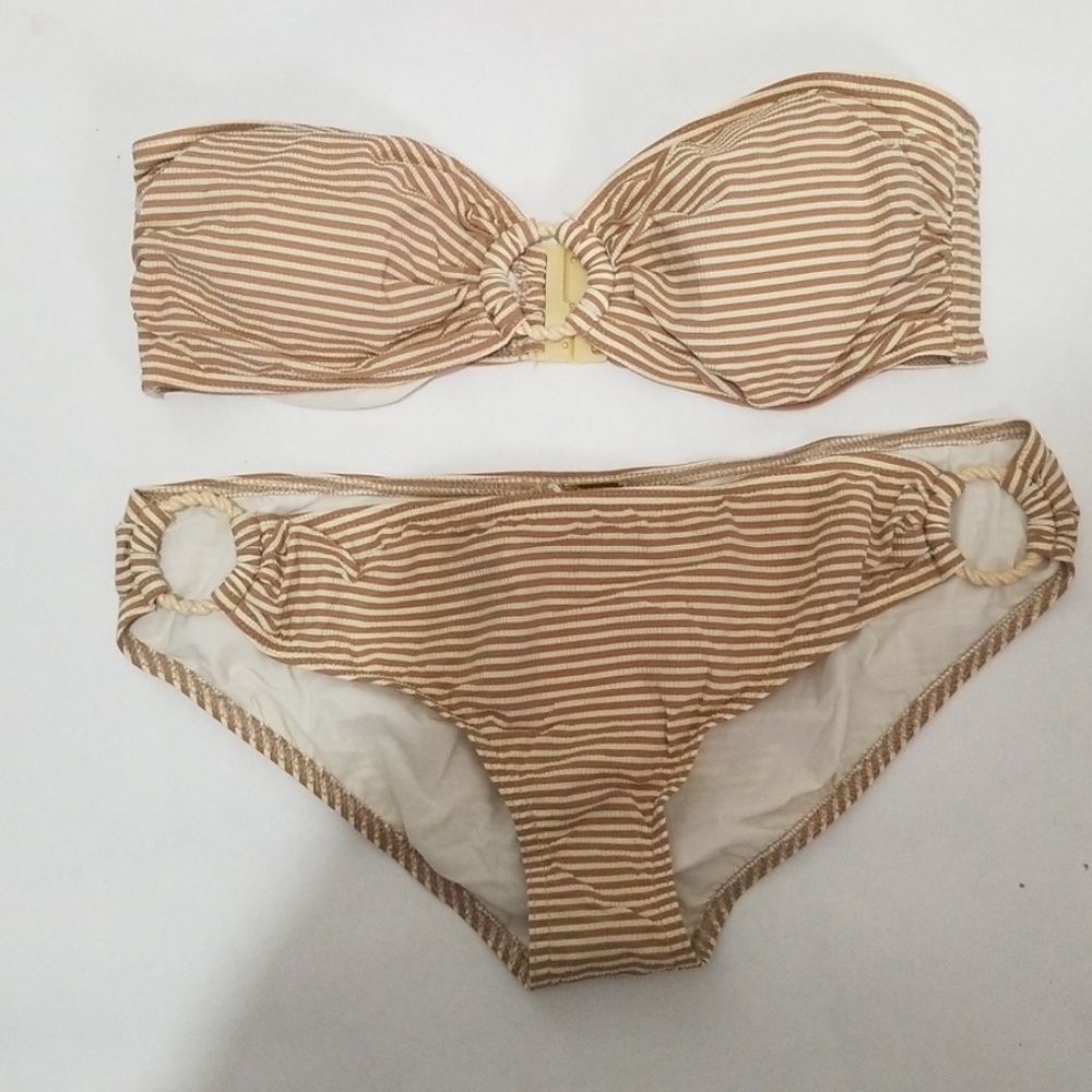 Tooshie Striped Bikini Set EU40 - Picture 2 of 8